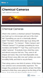 Mobile Screenshot of chemicalcameras.wordpress.com