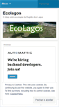 Mobile Screenshot of ecolagos.wordpress.com