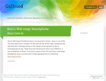 Tablet Screenshot of godroid.wordpress.com