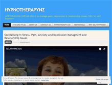 Tablet Screenshot of hypnotherapynz.wordpress.com