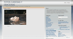 Desktop Screenshot of fotosgraciosascuriosas.wordpress.com