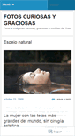 Mobile Screenshot of fotosgraciosascuriosas.wordpress.com