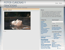 Tablet Screenshot of fotosgraciosascuriosas.wordpress.com