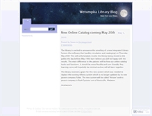Tablet Screenshot of librarysue.wordpress.com