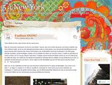 Tablet Screenshot of 5anewyork.wordpress.com