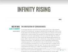 Tablet Screenshot of infinityrising.wordpress.com