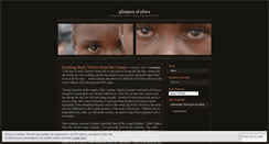 Desktop Screenshot of glimpsesofafrica.wordpress.com