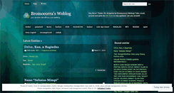 Desktop Screenshot of bromocorra.wordpress.com