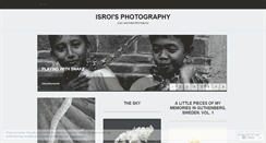 Desktop Screenshot of isroiphotography.wordpress.com