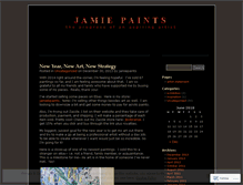 Tablet Screenshot of jamiepaints.wordpress.com