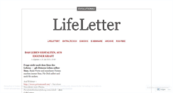 Desktop Screenshot of lifeletter4u.wordpress.com