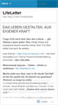 Mobile Screenshot of lifeletter4u.wordpress.com