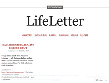 Tablet Screenshot of lifeletter4u.wordpress.com