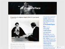 Tablet Screenshot of doggerelface.wordpress.com