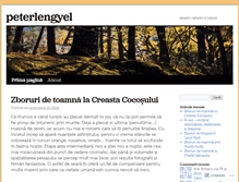 Tablet Screenshot of peterlengyel.wordpress.com