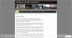 Desktop Screenshot of jornadas2011.wordpress.com