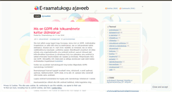 Desktop Screenshot of eraamatukogu.wordpress.com