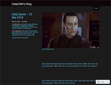 Tablet Screenshot of data2364.wordpress.com