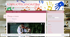 Desktop Screenshot of bibliotecacopiifocsani.wordpress.com