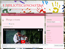 Tablet Screenshot of bibliotecacopiifocsani.wordpress.com