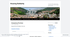 Desktop Screenshot of housolidarity.wordpress.com