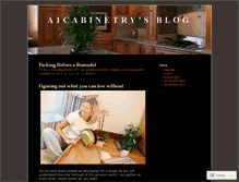 Tablet Screenshot of a1cabinetry.wordpress.com