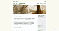 Desktop Screenshot of howtowriteastory.wordpress.com