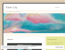 Tablet Screenshot of fiberlily.wordpress.com