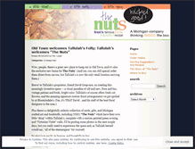 Tablet Screenshot of fransfamousnuts.wordpress.com