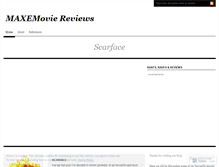 Tablet Screenshot of maxemmoviereviews.wordpress.com