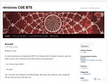 Tablet Screenshot of cgerevisionbts.wordpress.com