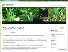 Tablet Screenshot of ouravalon.wordpress.com