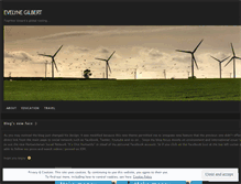 Tablet Screenshot of evelynegilbert.wordpress.com
