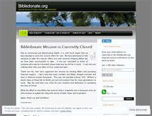 Tablet Screenshot of bibledonate.wordpress.com