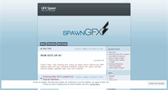 Desktop Screenshot of gfxspawn.wordpress.com