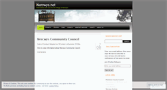 Desktop Screenshot of nercwys.wordpress.com