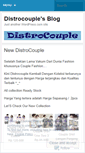 Mobile Screenshot of distrocouple.wordpress.com
