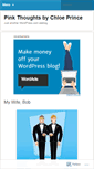 Mobile Screenshot of chloeprince.wordpress.com