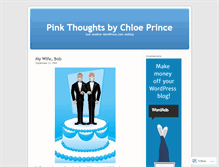 Tablet Screenshot of chloeprince.wordpress.com