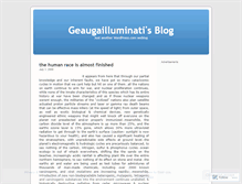 Tablet Screenshot of geaugailluminati.wordpress.com