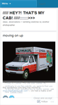 Mobile Screenshot of heythatsmycab.wordpress.com