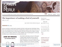 Tablet Screenshot of kaylinpadovano.wordpress.com