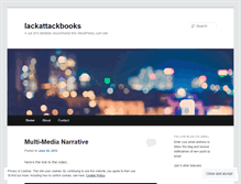 Tablet Screenshot of lackattackbooks.wordpress.com