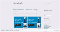 Desktop Screenshot of nikischafer.wordpress.com