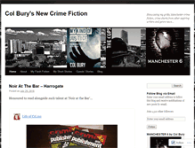 Tablet Screenshot of colburysnewcrimefiction.wordpress.com