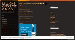 Desktop Screenshot of millionsofcolor.wordpress.com