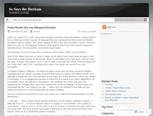 Tablet Screenshot of iberican.wordpress.com