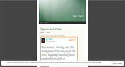 Desktop Screenshot of mytwilightsagas.wordpress.com