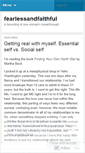 Mobile Screenshot of fearlessandfaithful.wordpress.com