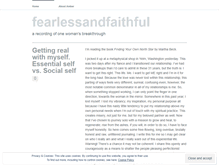 Tablet Screenshot of fearlessandfaithful.wordpress.com